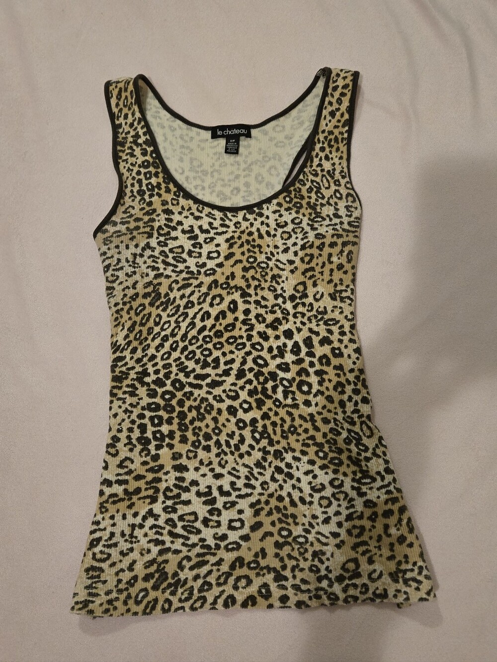 Y2K Leopard Print Tank